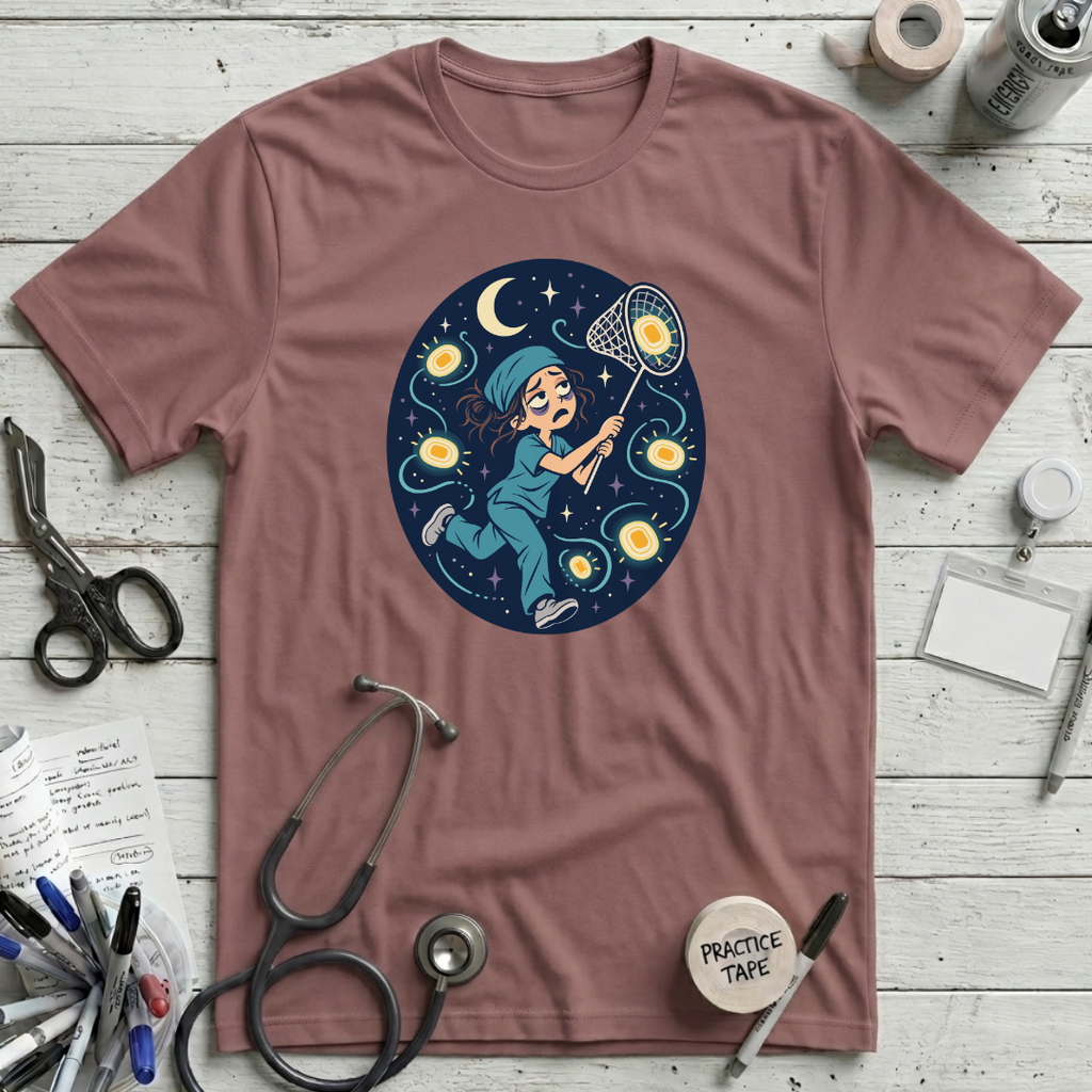 Chasing Call Lights T-Shirt - Mauve
