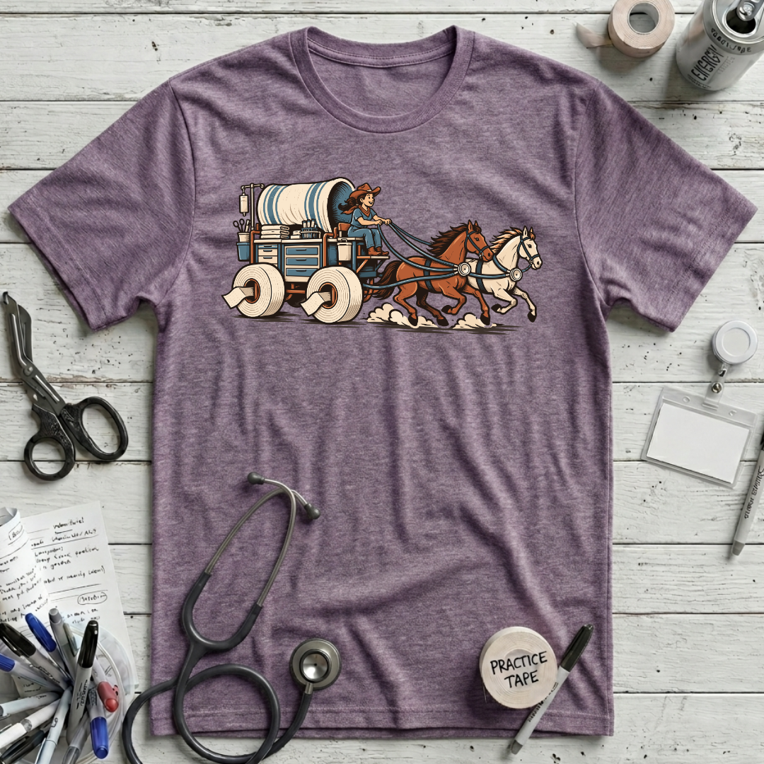 Medical Supply Stampede T-Shirt - Heather Purple