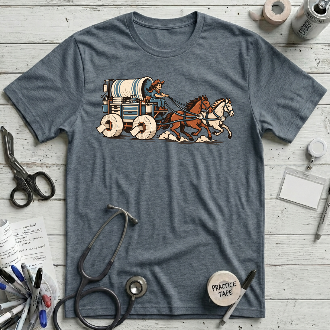 Medical Supply Stampede T-Shirt - Heather Slate