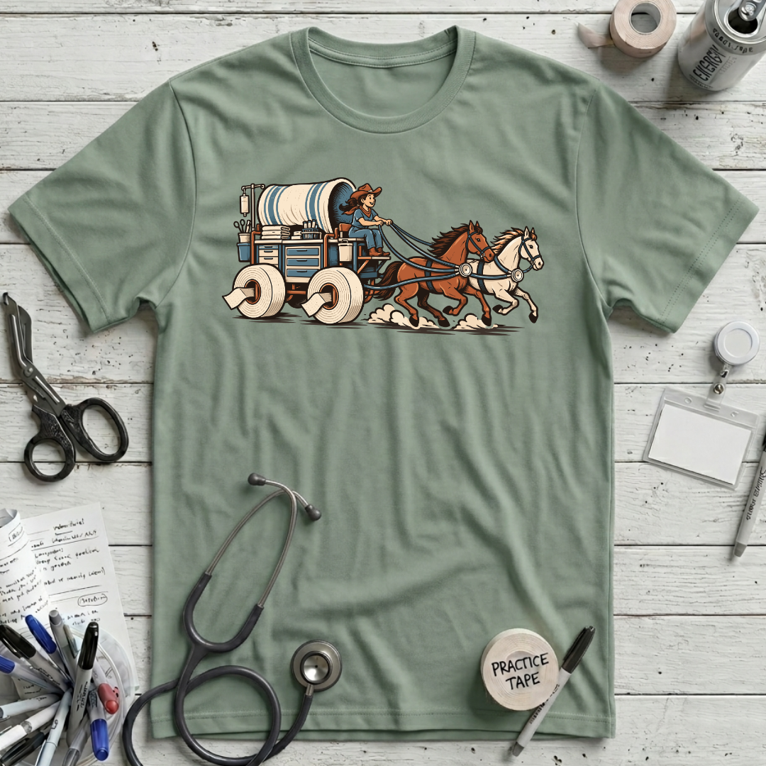 Medical Supply Stampede T-Shirt - Sage