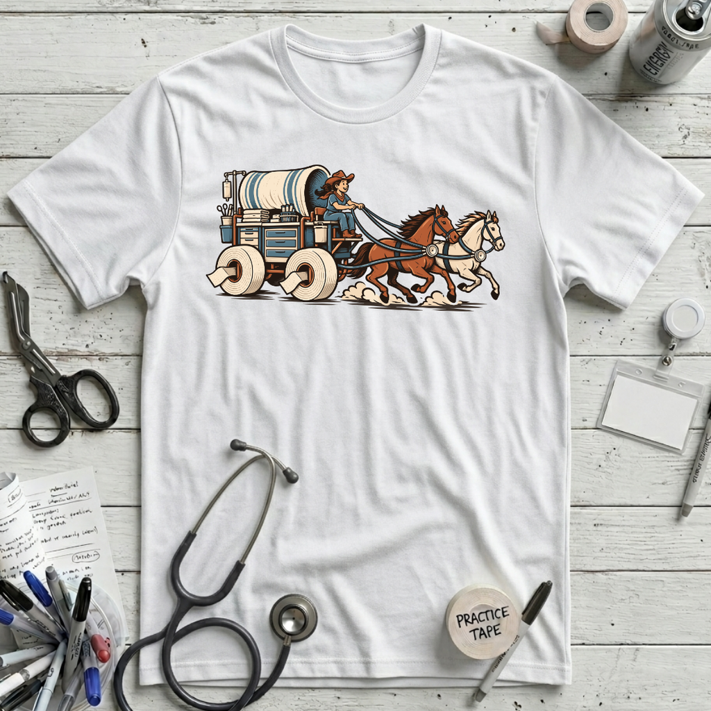 Medical Supply Stampede T-Shirt - White