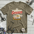 Medically Necessary Sarcasm T-Shirt - Heather Olive