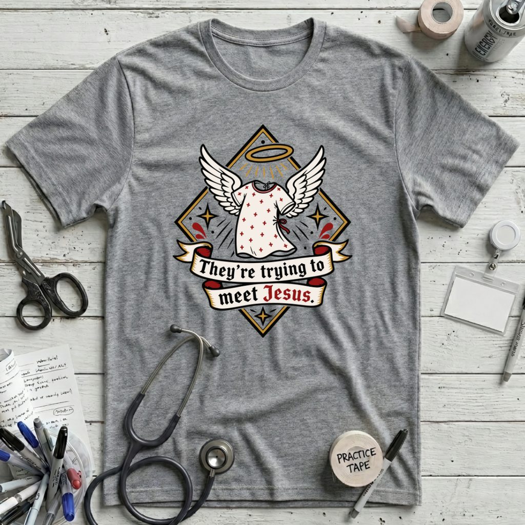 Meet Jesus T-Shirt - Athletic Heather