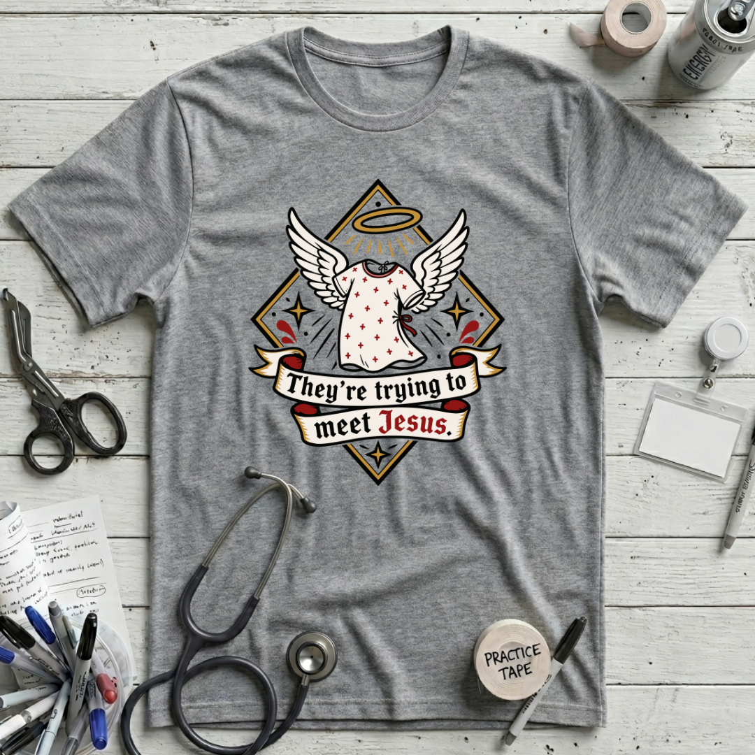 Meet Jesus T-Shirt - Athletic Heather