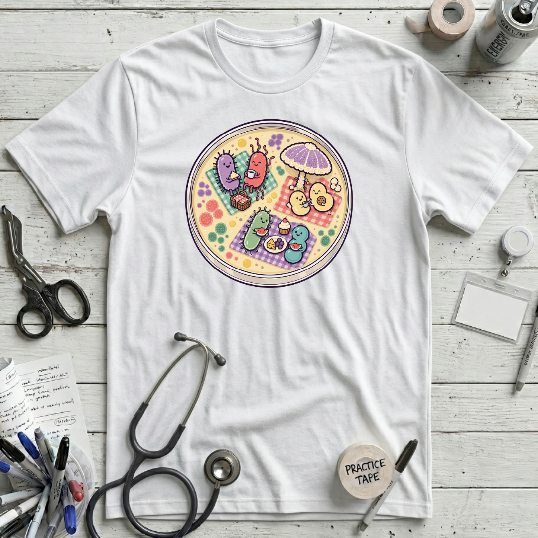 Microbial Picnic T-Shirt - White