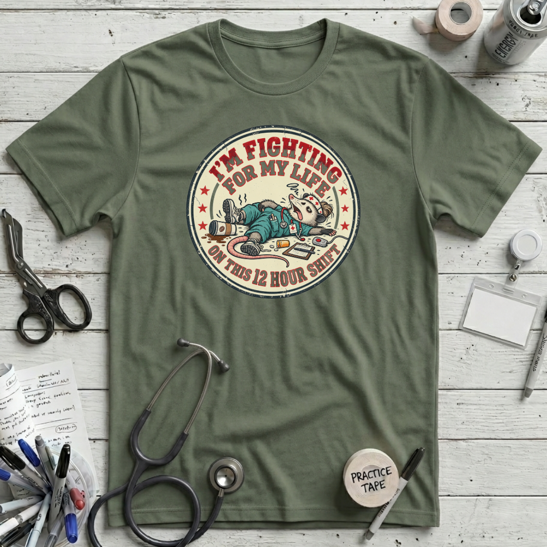 Exhausted Opossum T-Shirt