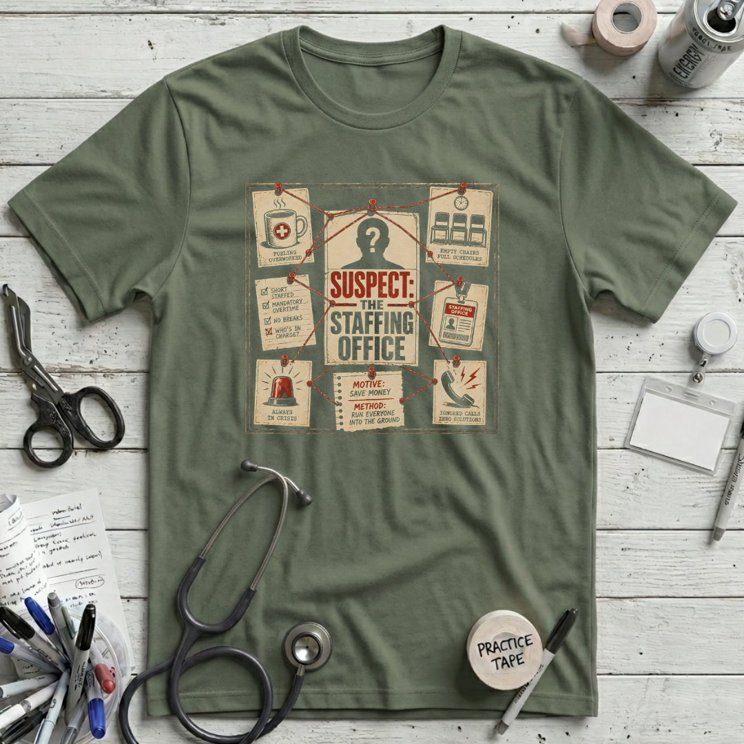 Suspect: Staffing Office T-Shirt