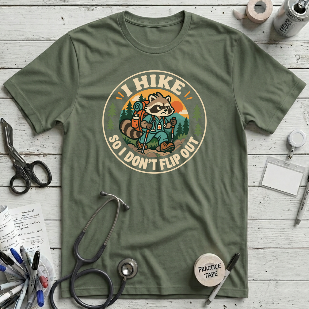 Grouchy Nurse Hiking T-Shirt