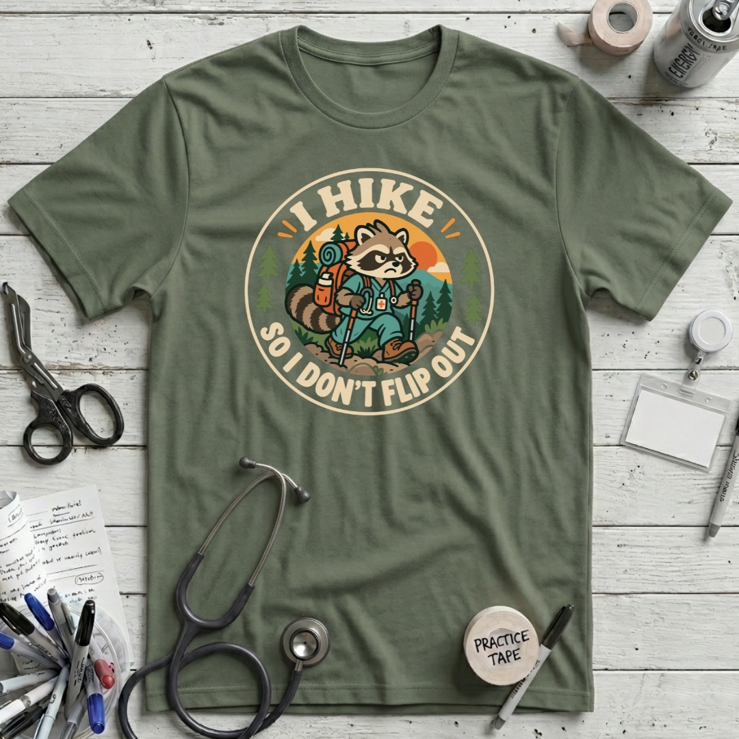 Grouchy Nurse Hiking T-Shirt