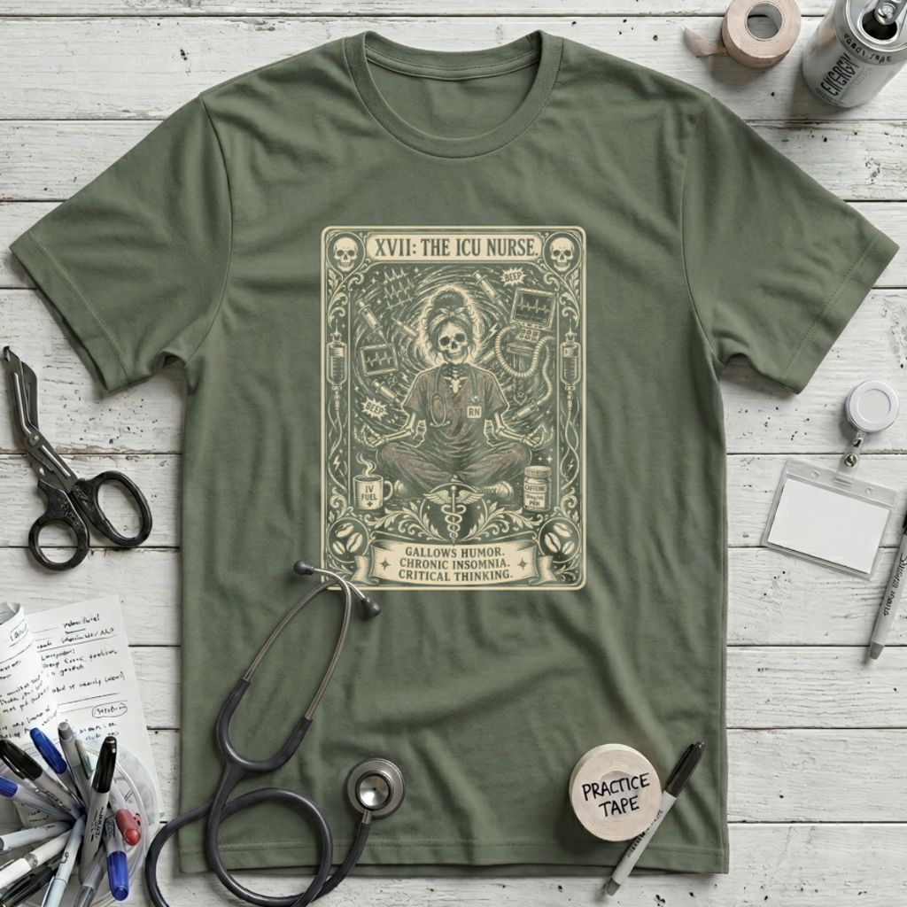 The ICU Nurse Card T-Shirt