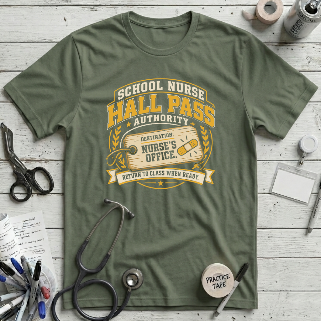 Hall Pass Authority T-Shirt