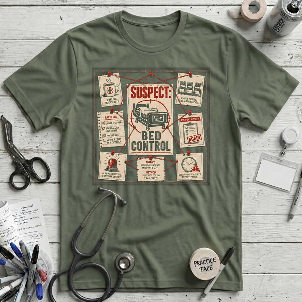 Suspect: Bed Control T-Shirt