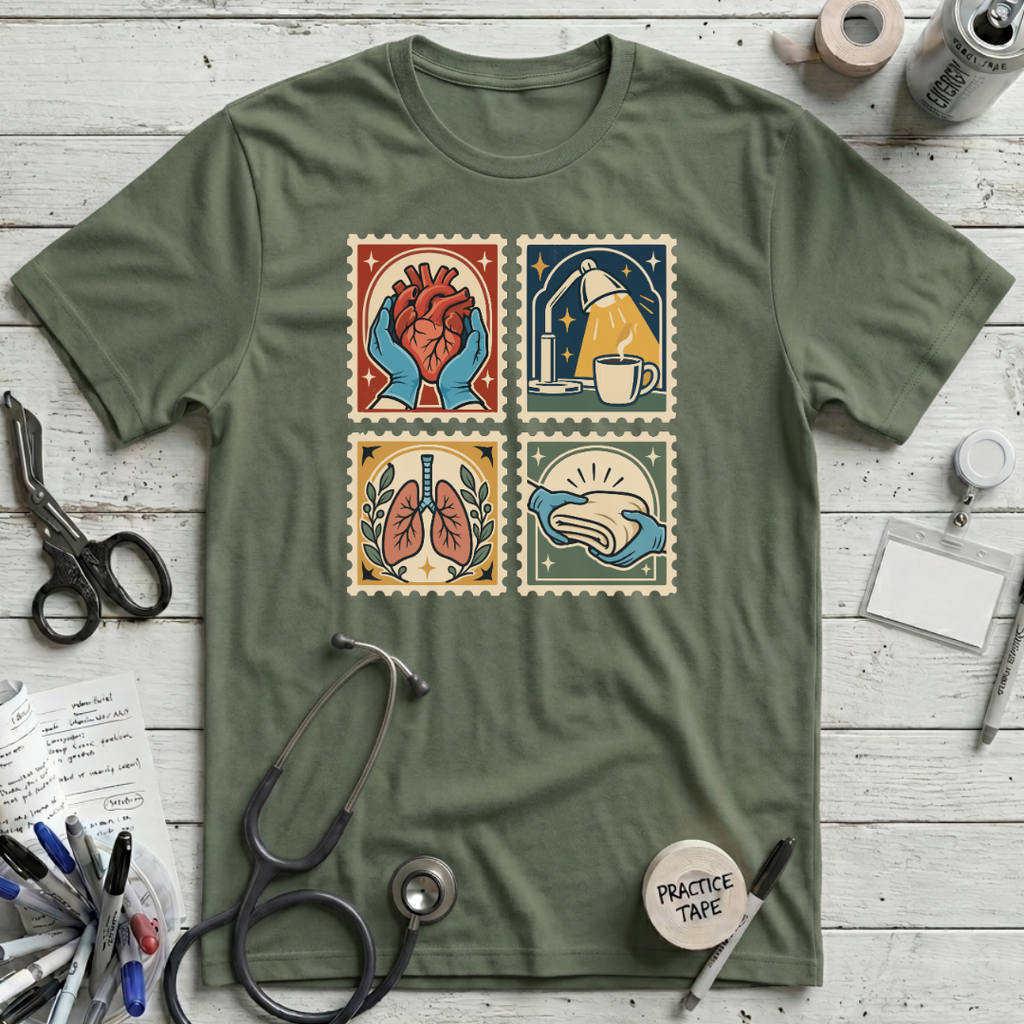 Nurse Stamp Collection T-Shirt