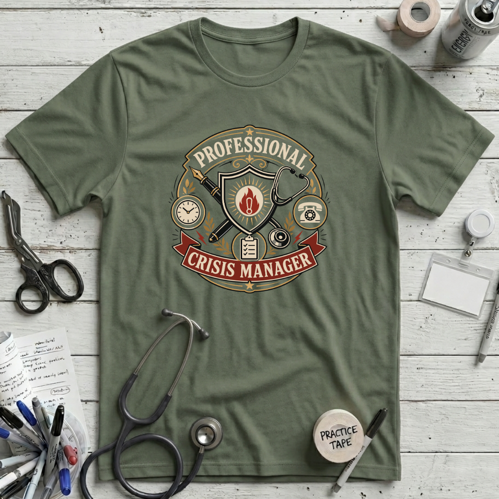 Crisis Manager T-Shirt - Military Green