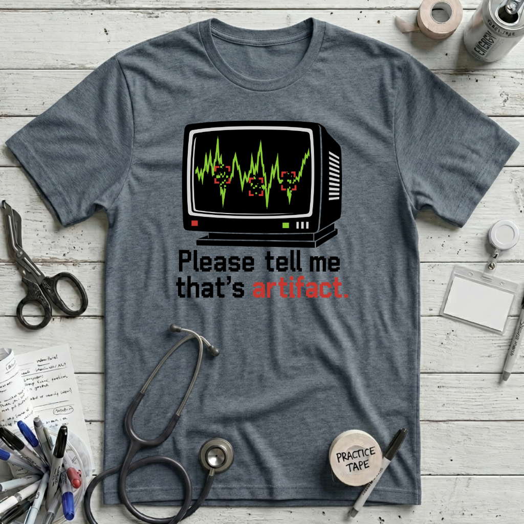 Monitor Artifact T-Shirt - Heather Slate
