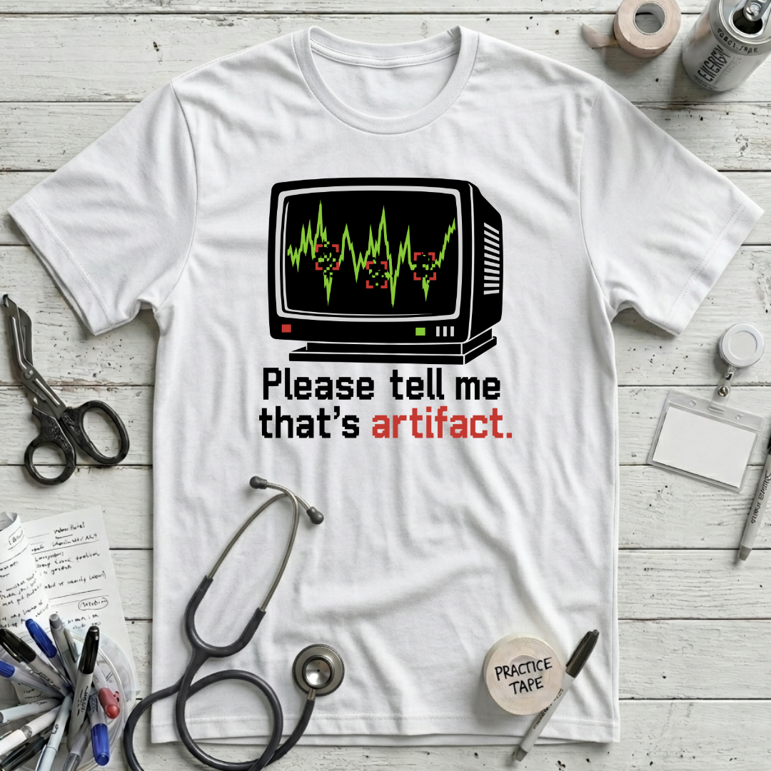 Monitor Artifact T-Shirt - White