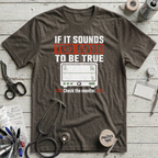 Monitor Check T-Shirt - Army