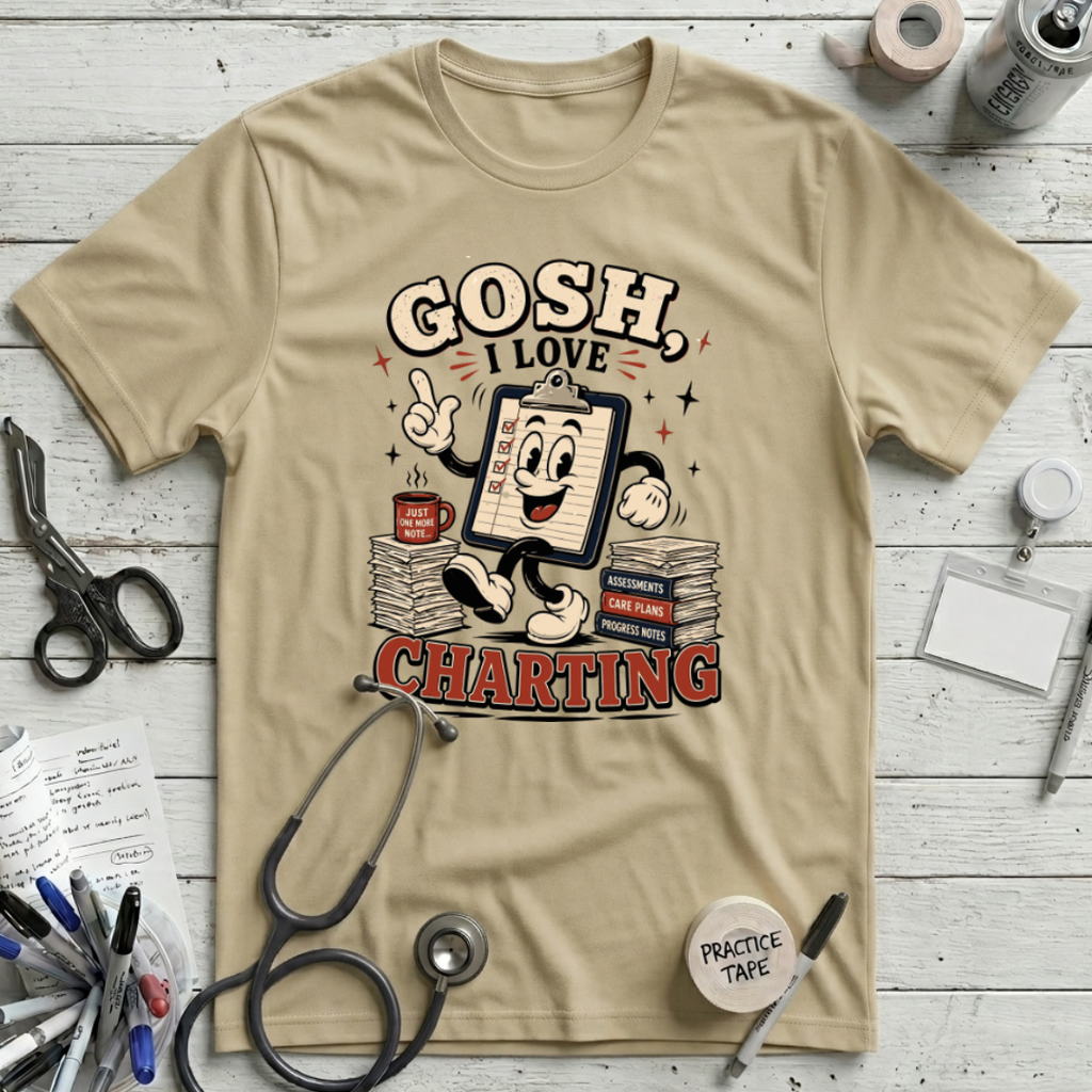 I Love Charting T-Shirt