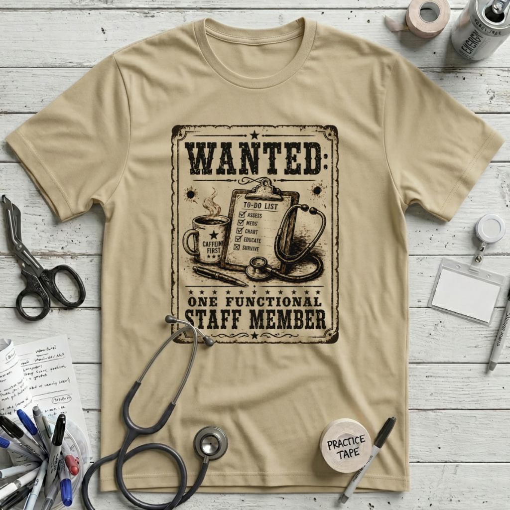 Wanted Functional Staff T-Shirt