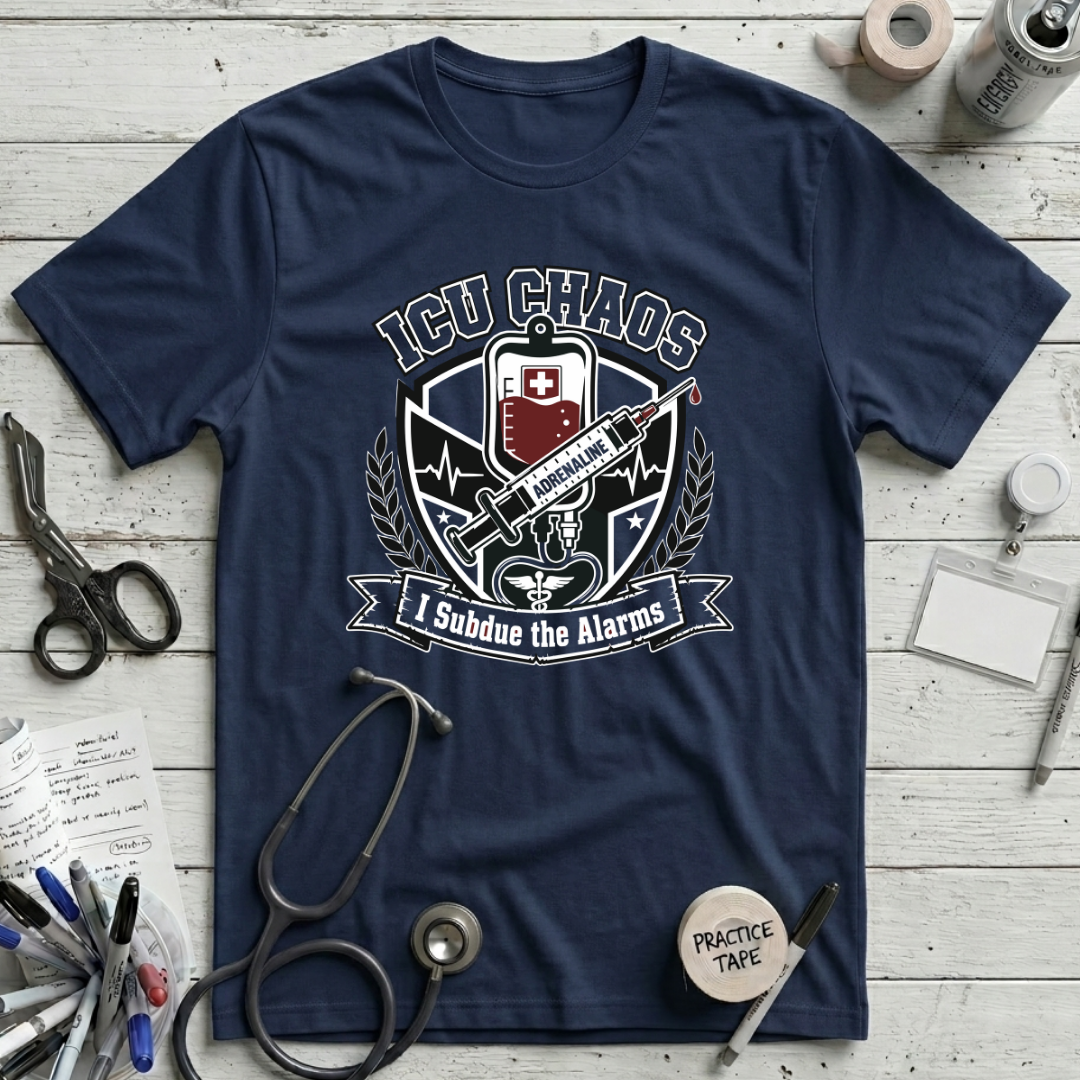 I Subdue the Alarms T-Shirt - Navy