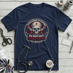ICU Night Shift Embrace the Chaos T-Shirt - Navy