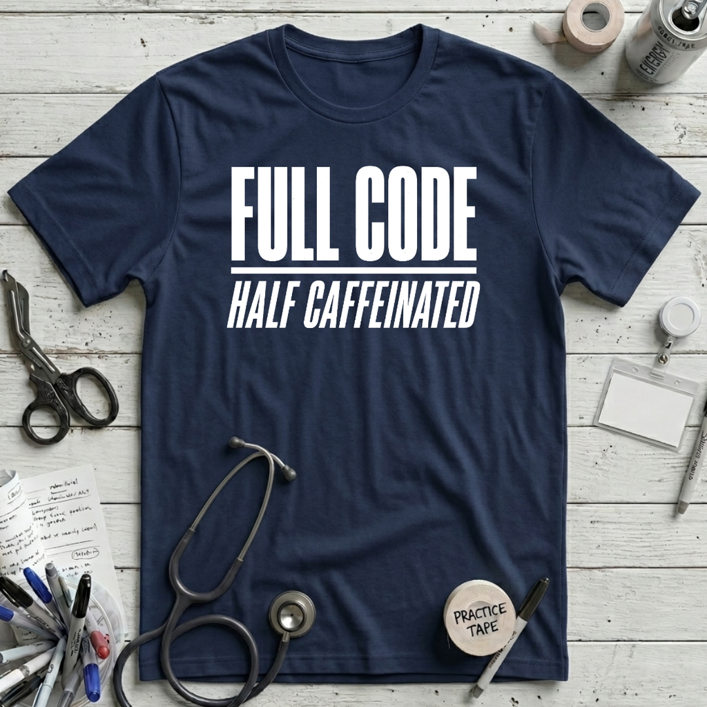 Half Caffeinated - Navy