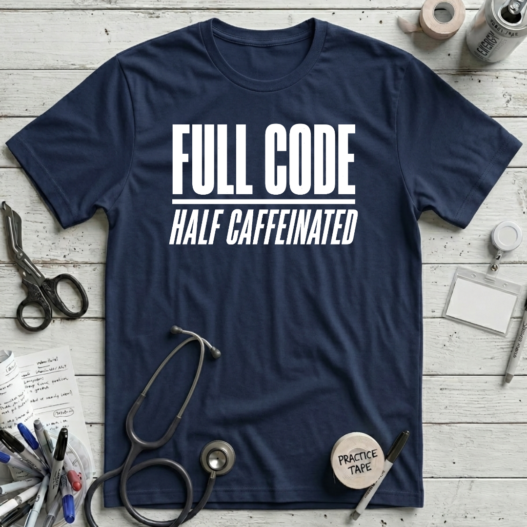 Half Caffeinated - Navy