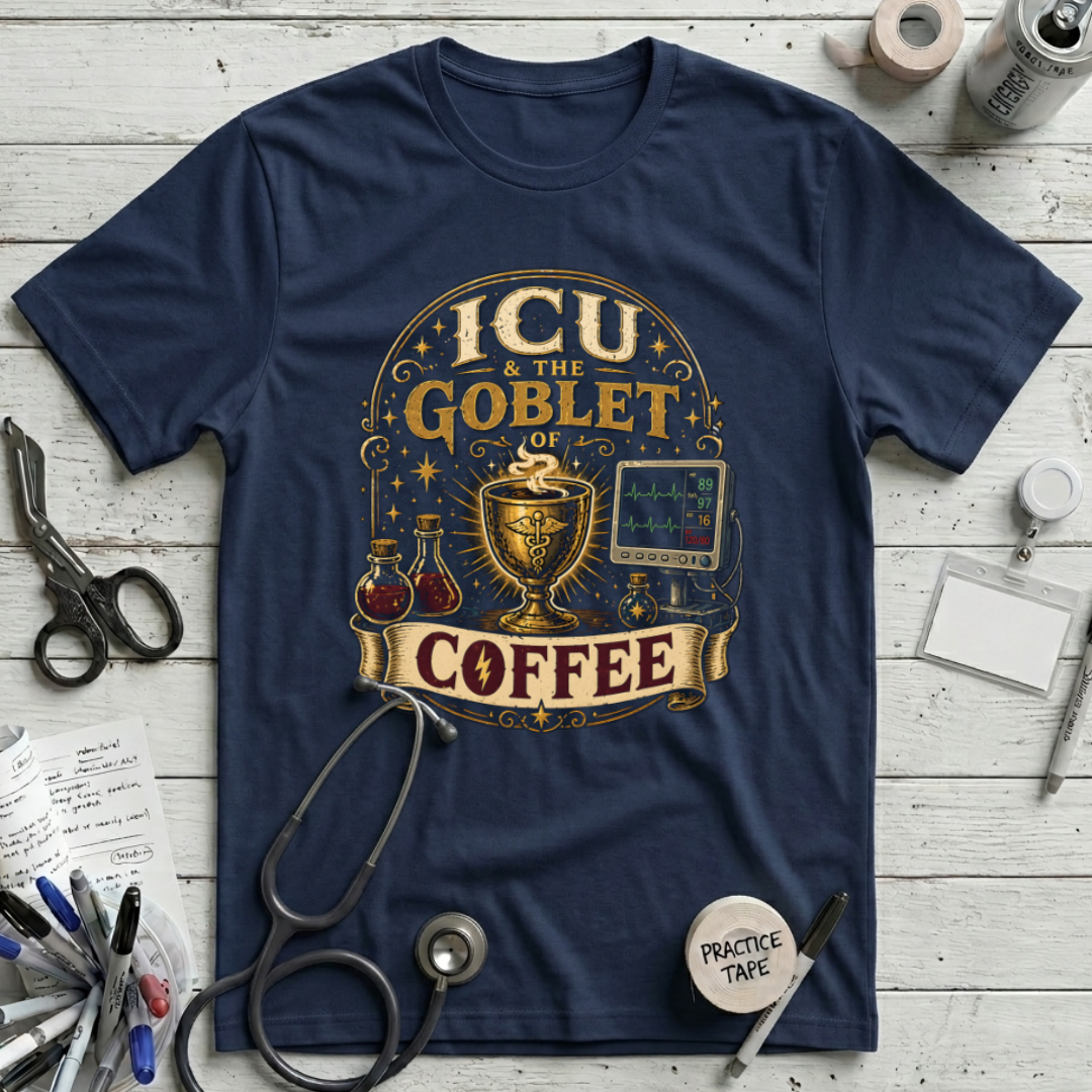 ICU & the Goblet of Coffee T-Shirt