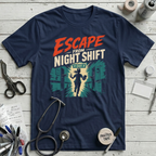 Escape Night Shift T-Shirt - Navy