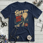 Shift Won't End T-Shirt - Navy