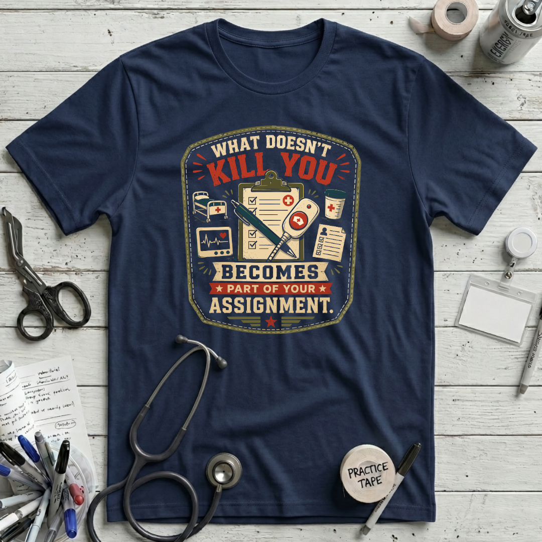 What Doesn't Kill You T-Shirt - Navy