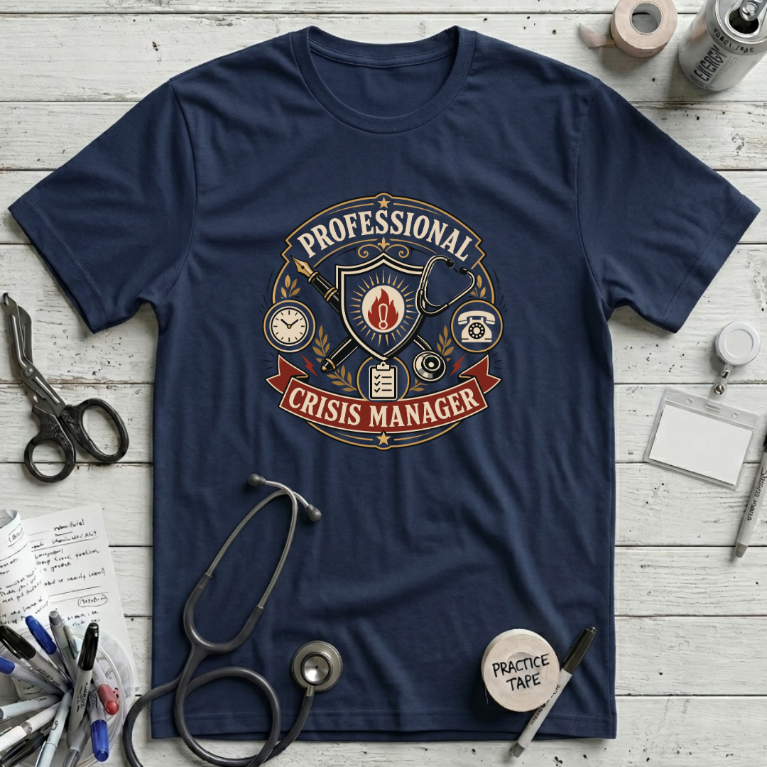Crisis Manager T-Shirt - Navy