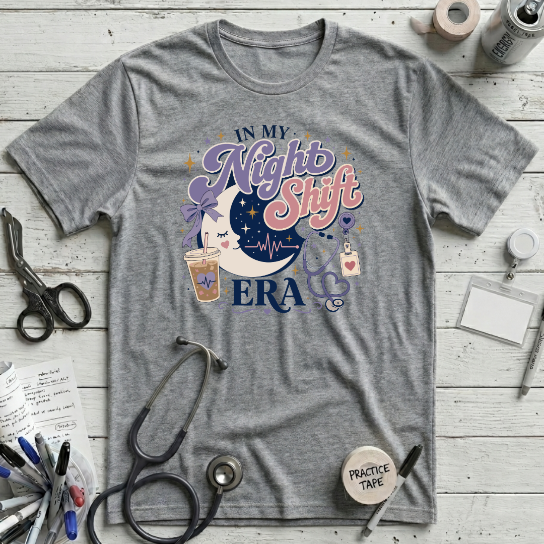 Night Shift Era T-Shirt - Athletic Heather