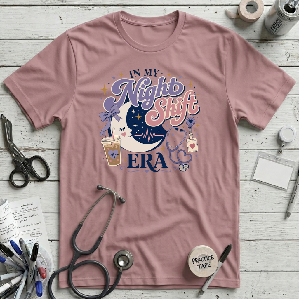 Night Shift Era T-Shirt - Orchid