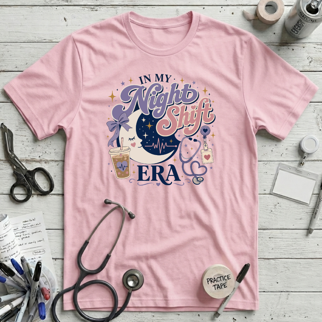 Night Shift Era T-Shirt - Pink