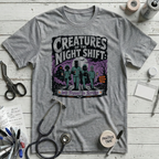 Night Shift Creatures T-Shirt - Athletic Heather