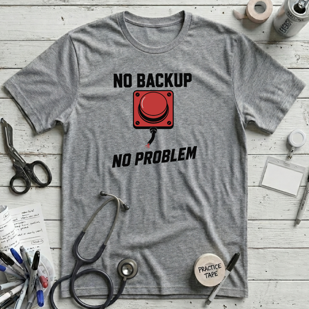 No Backup T-Shirt - Athletic Heather
