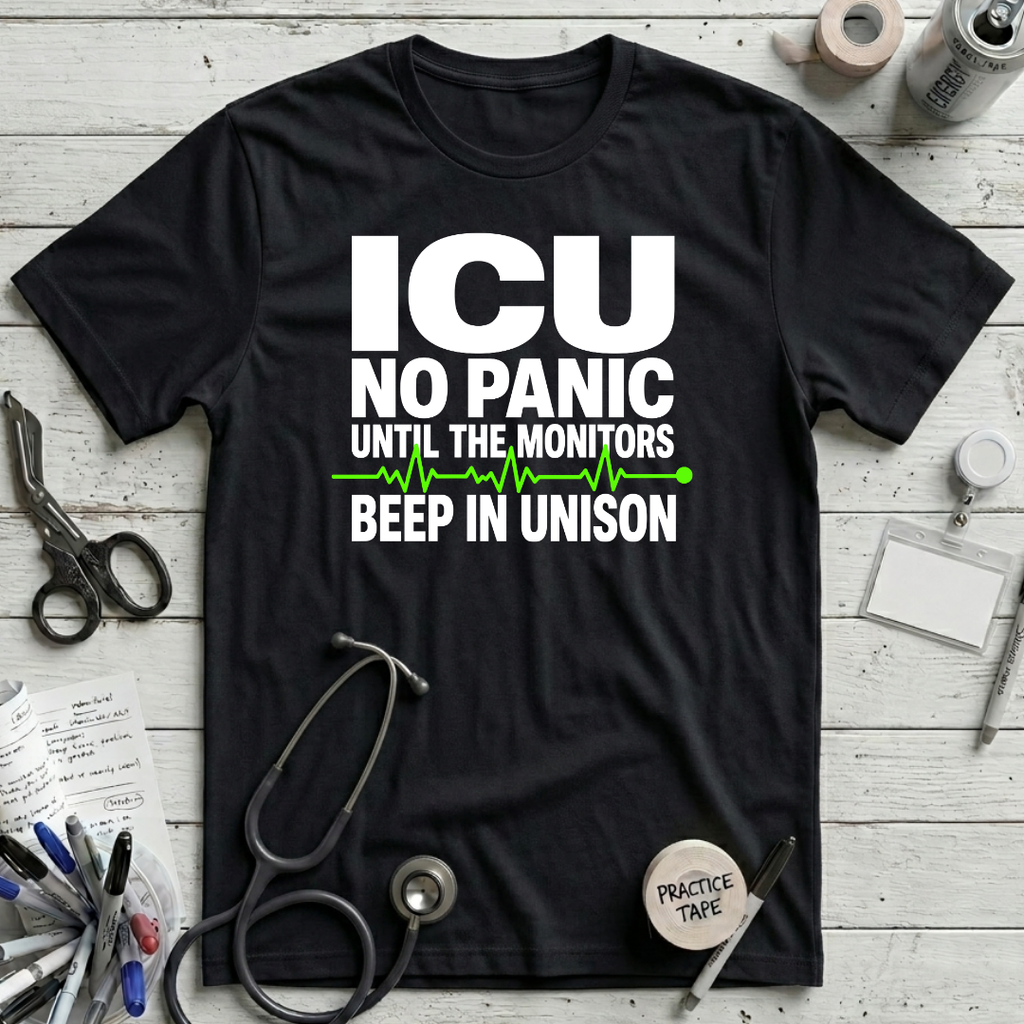 No Panic T-Shirt - Black