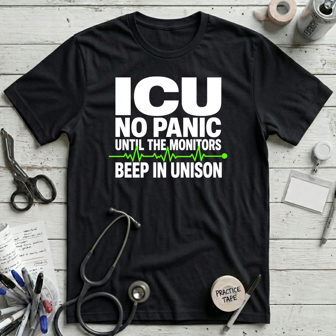 No Panic T-Shirt - Black