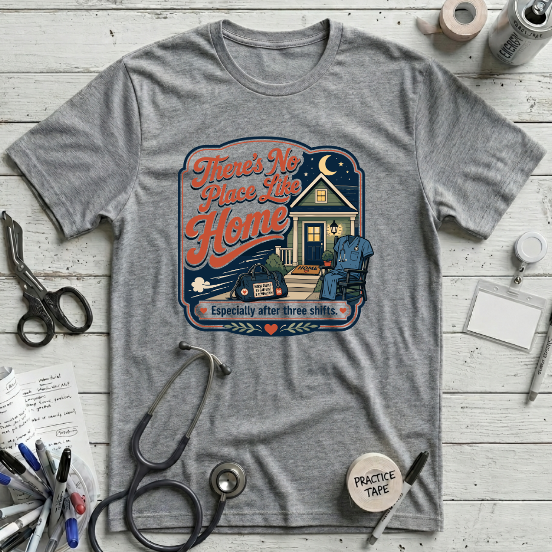 No Place Like Home T-Shirt - Athletic Heather