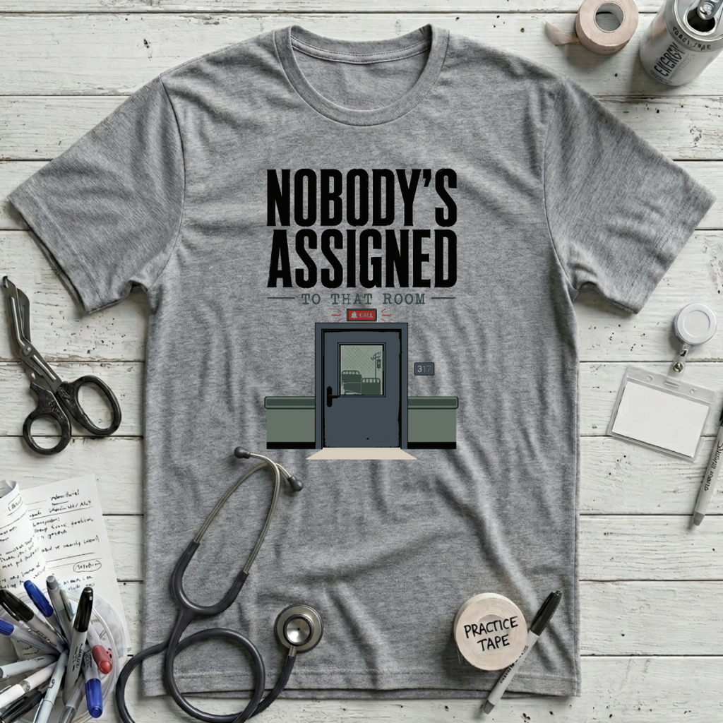 Nobody's Assigned T-Shirt - Athletic Heather