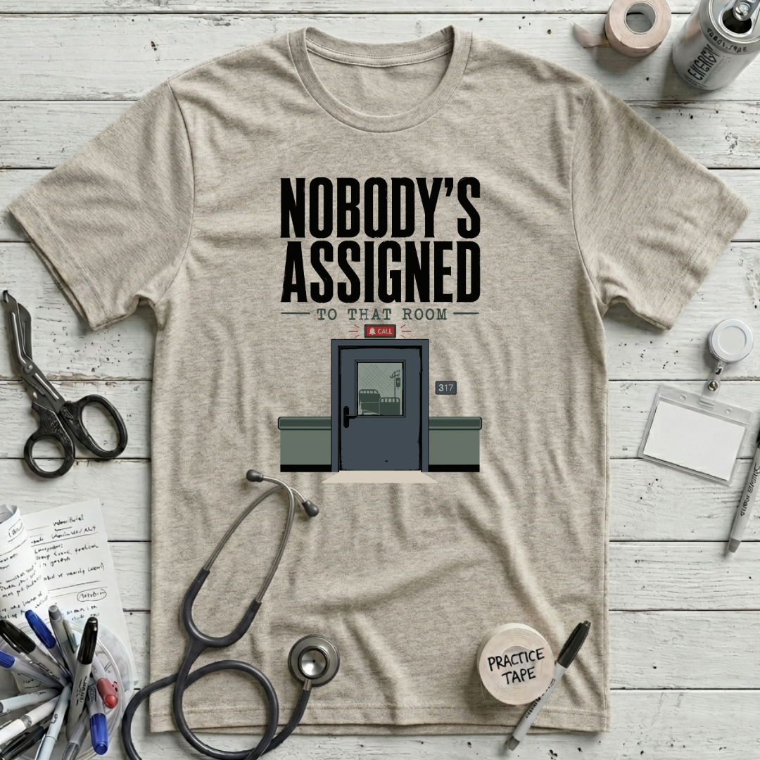 Nobody's Assigned T-Shirt - Heather Prism Natural