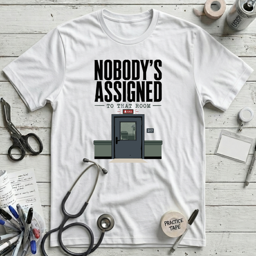 Nobody's Assigned T-Shirt - White