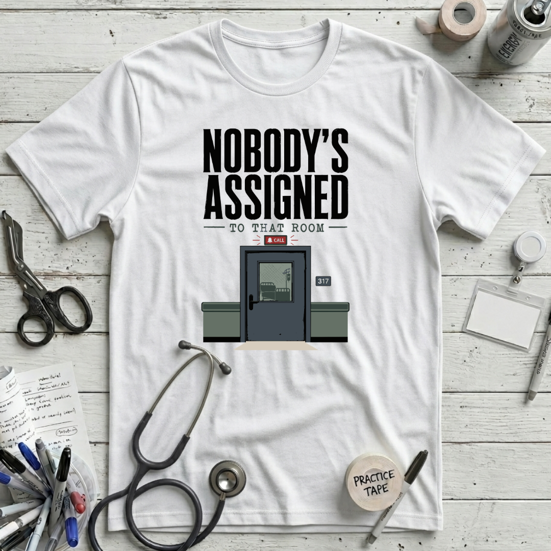 Nobody's Assigned T-Shirt - White