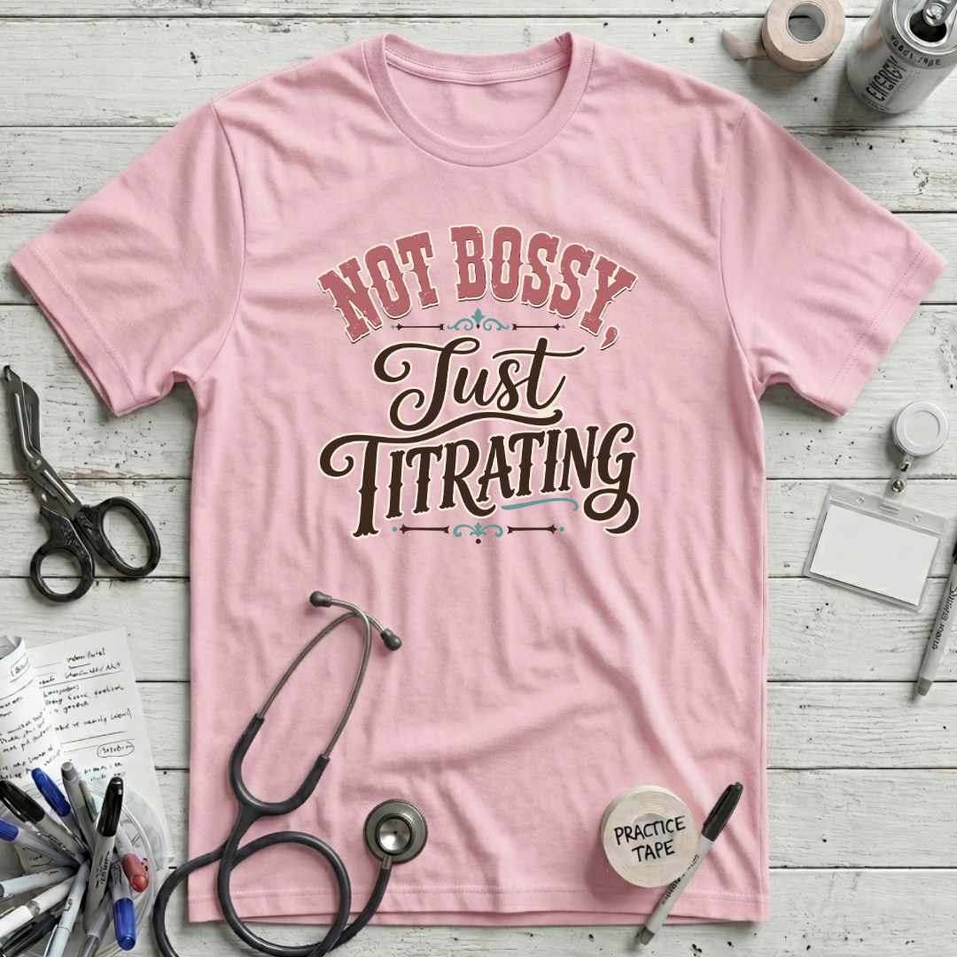 Not Bossy T-Shirt - Pink