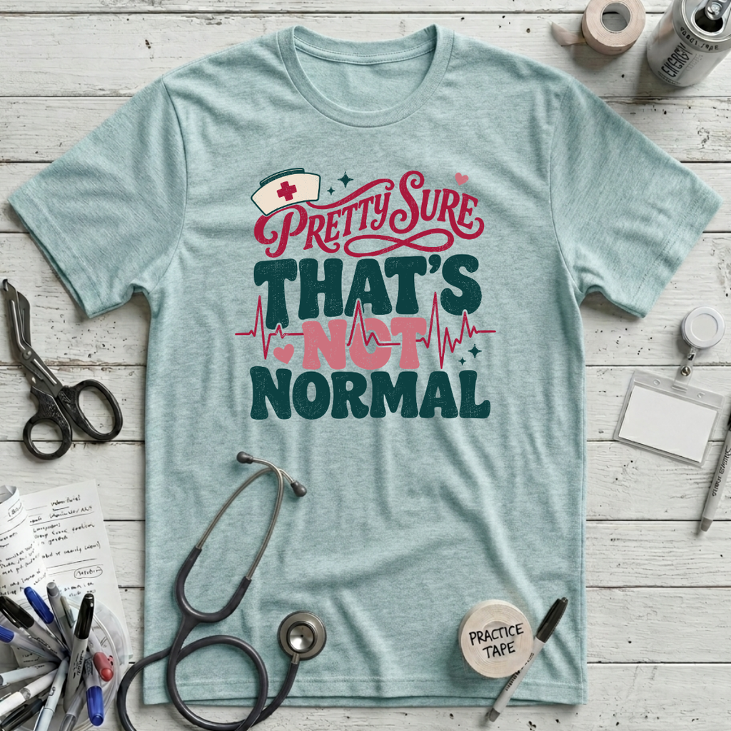 Not Normal T-Shirt - Heather Ice Blue