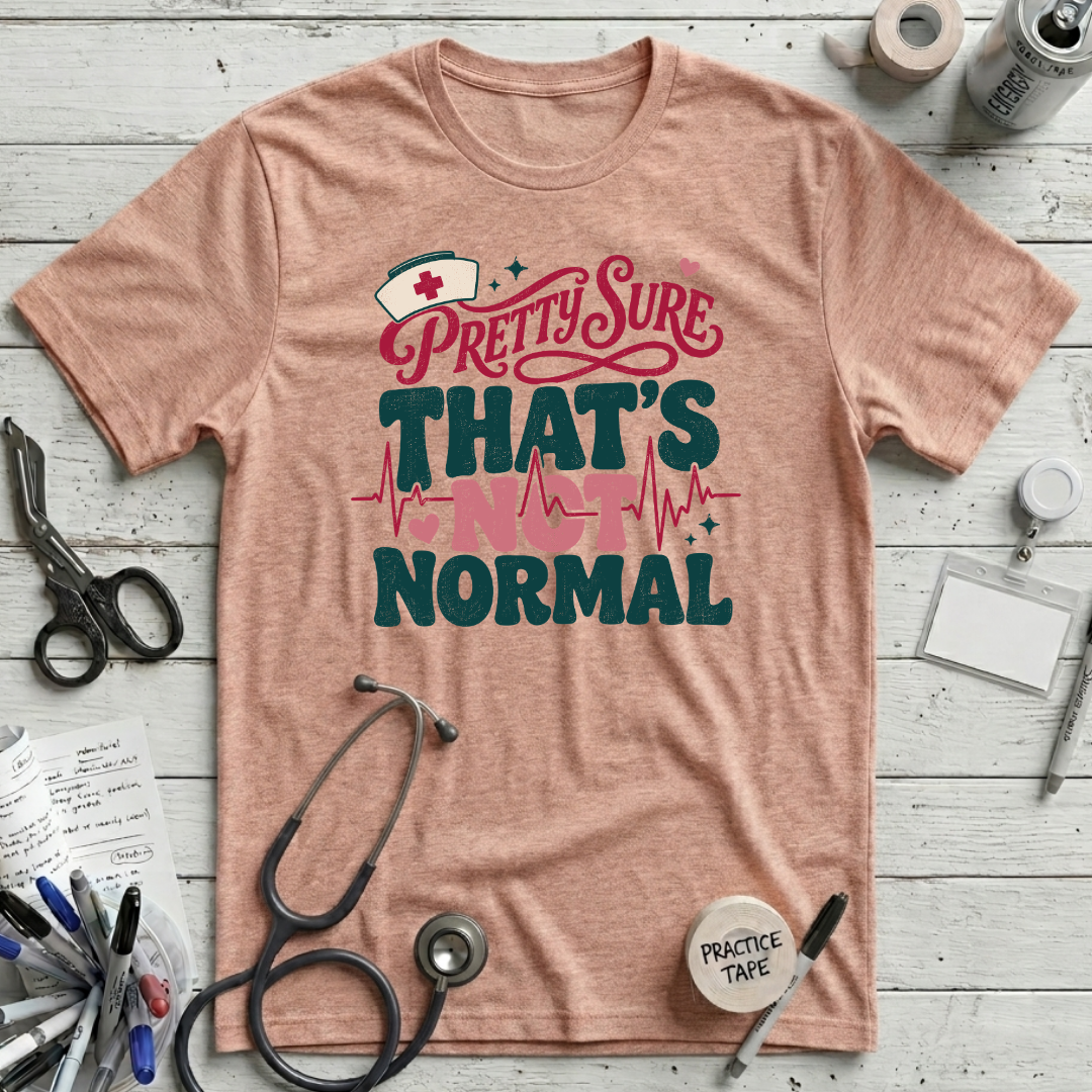 Not Normal T-Shirt - Heather Prism Peach