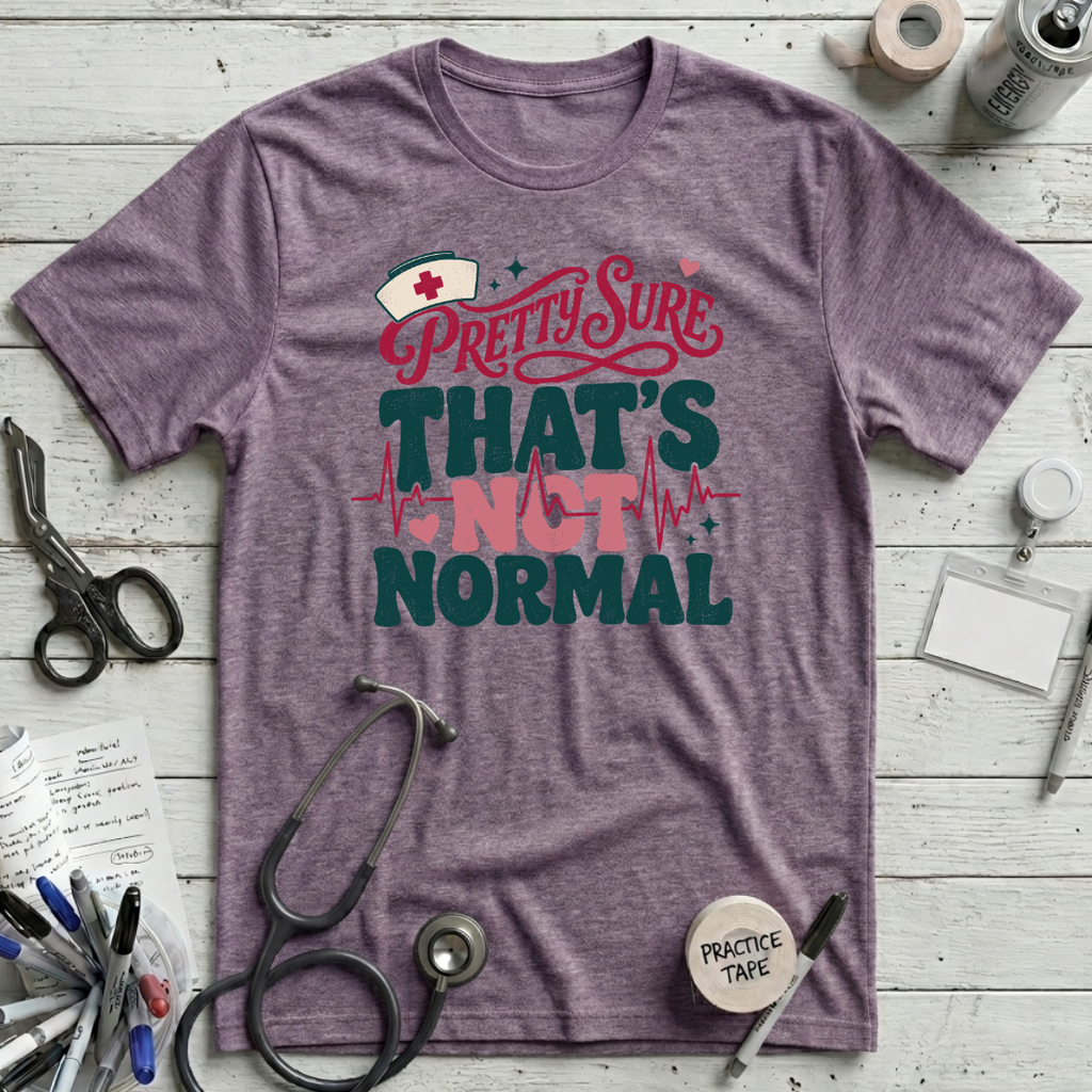 Not Normal T-Shirt - Heather Purple