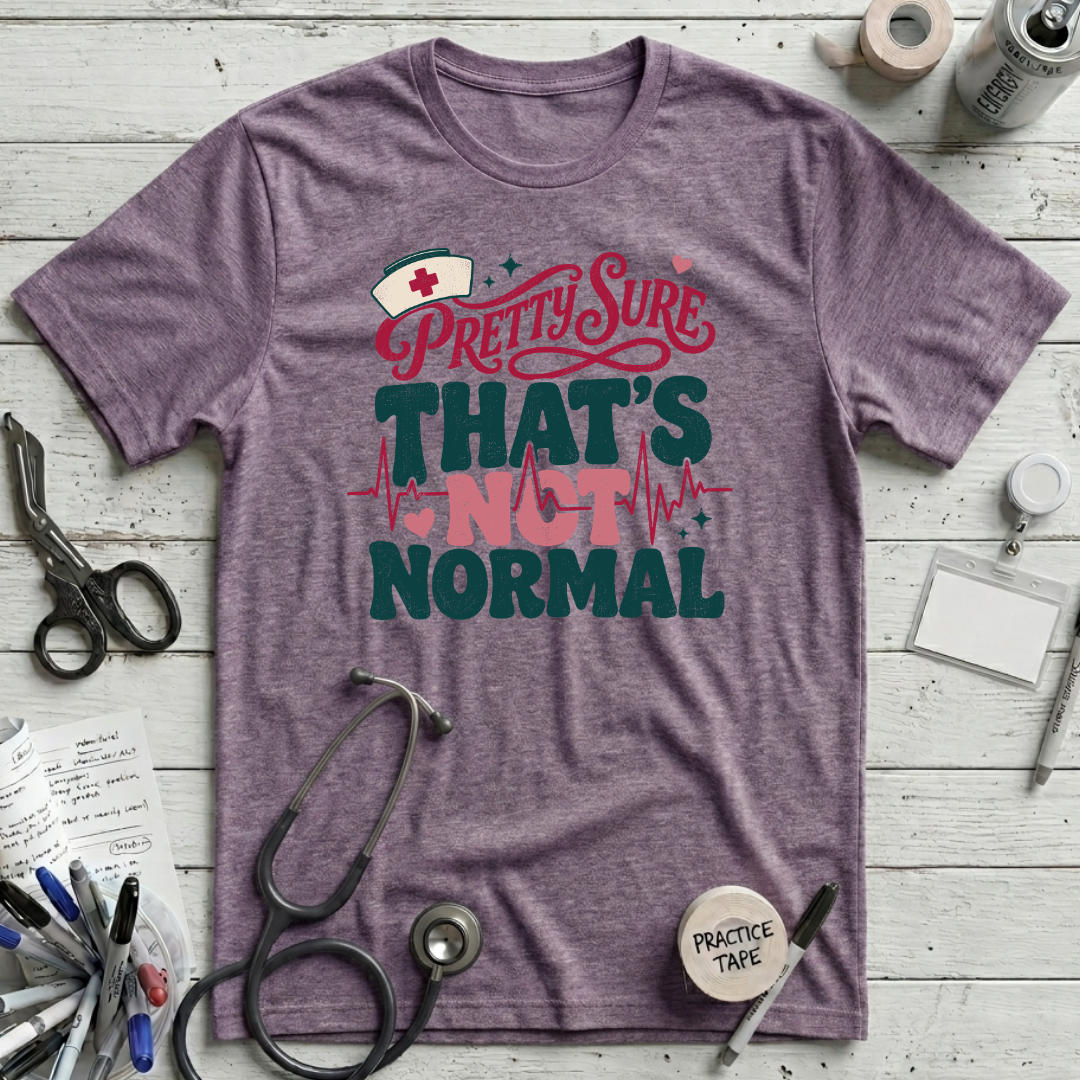 Not Normal T-Shirt - Heather Purple