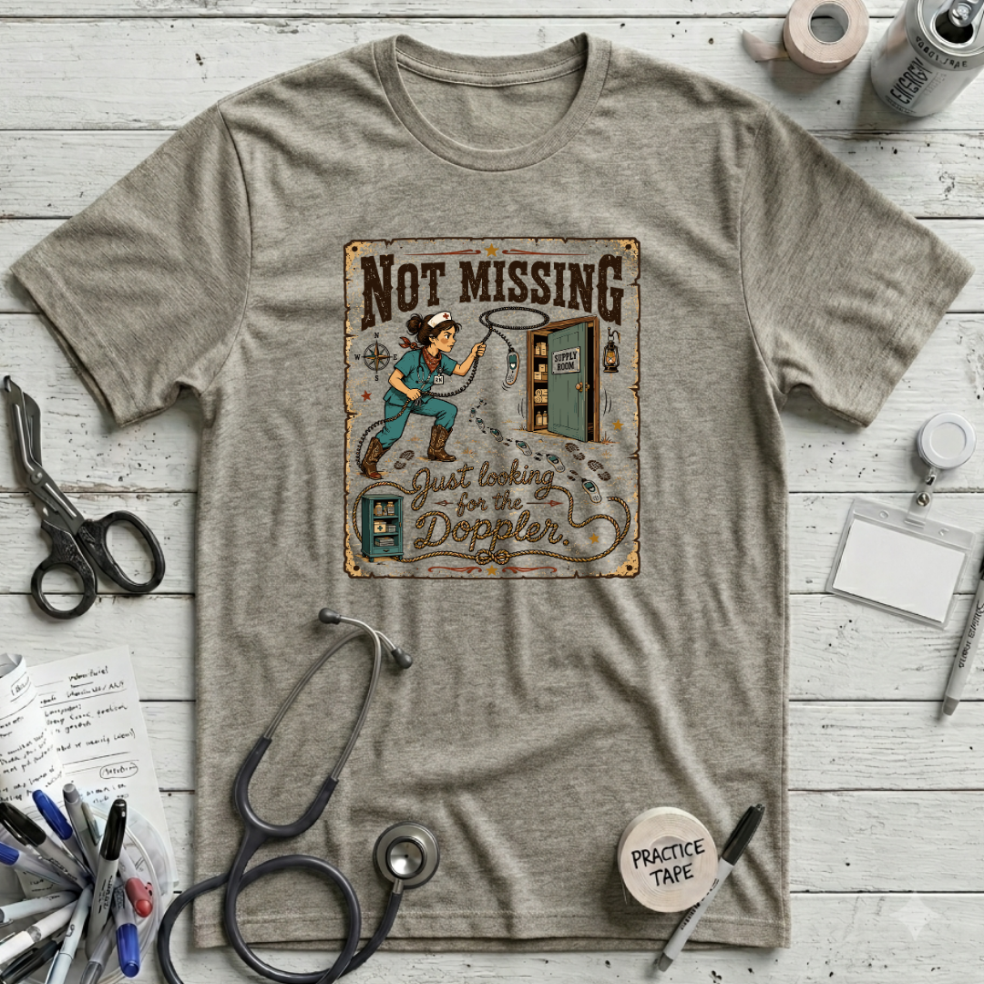 Not Missing T-Shirt - Heather Stone